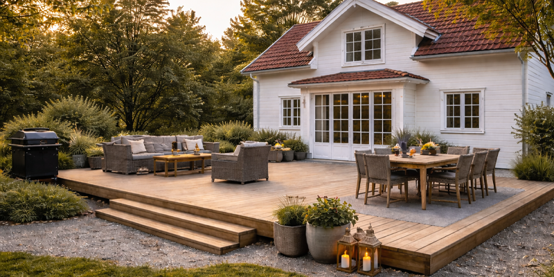 Bygge av Altaner - Skräddarsydda altaner för din trädgård